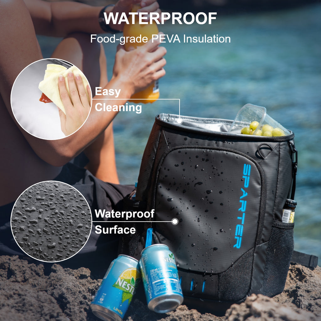 Sparter Backpack Cooler Insulated Leak Proof 30 Cans